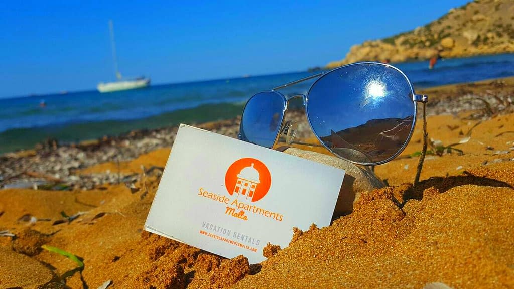 Seaside Apartments Malta business card