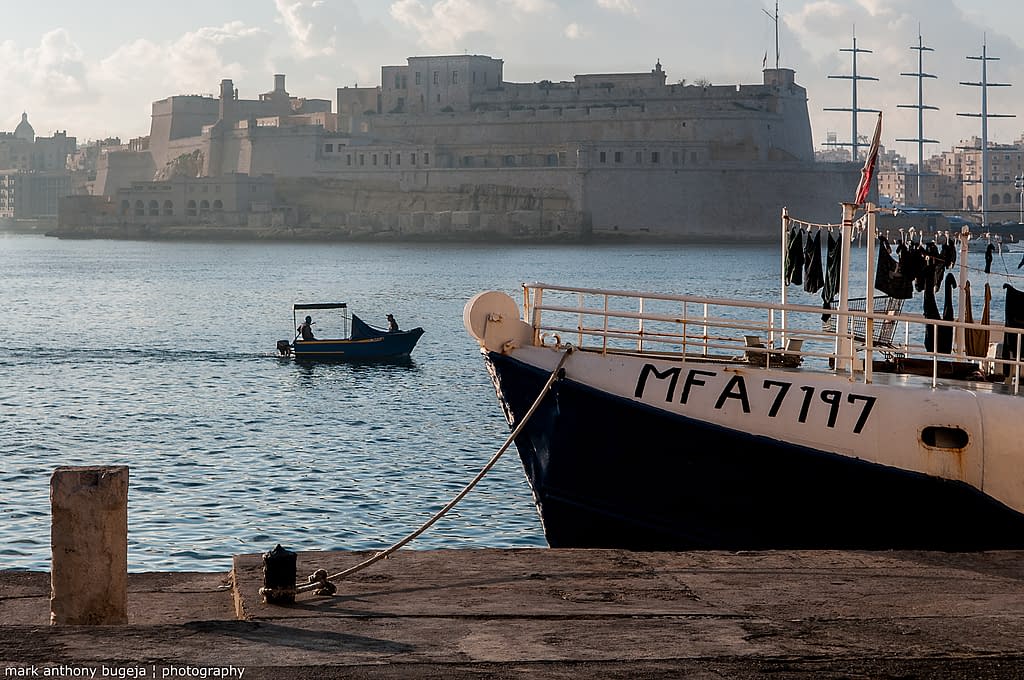 Fishing in Valletta